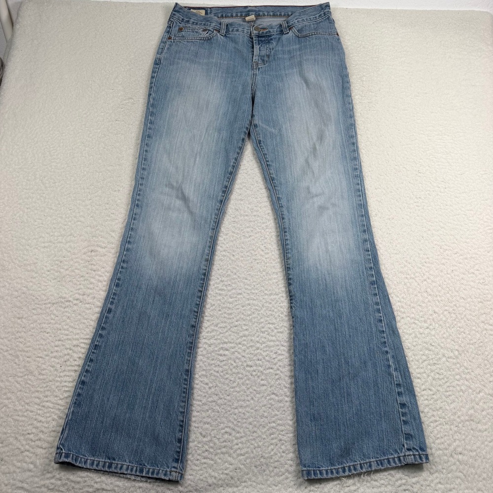 Vintage Abercrombie & Fitch Bootcut Jeans Women 6L Blue Y2K Low Rise Denim